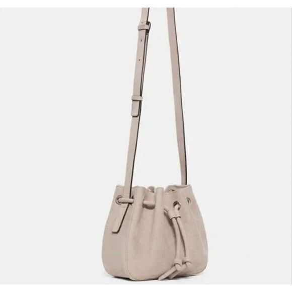 Theory Bucket Leather Bag L07AC034 - Picture 2 of 12